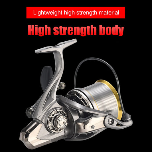 4.8/1 Stainless Steel Lure Spinning Fishing Reel 17+1 Bearing Fixed Spool Reels Light Weight Metal Fishing Tackle Accessories