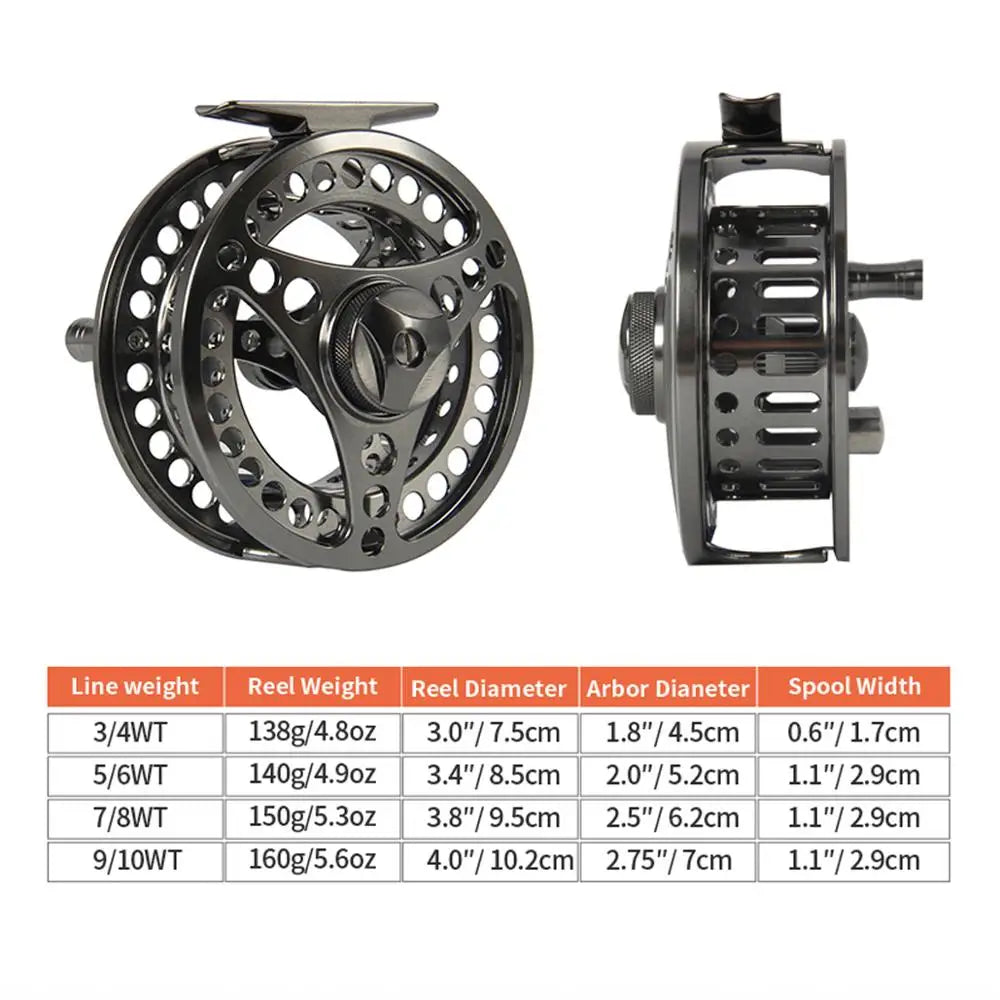 Fly Fishing Reel 3/4 5/6 7/8 9/10 With Fly Fishing Line Combo - My Store