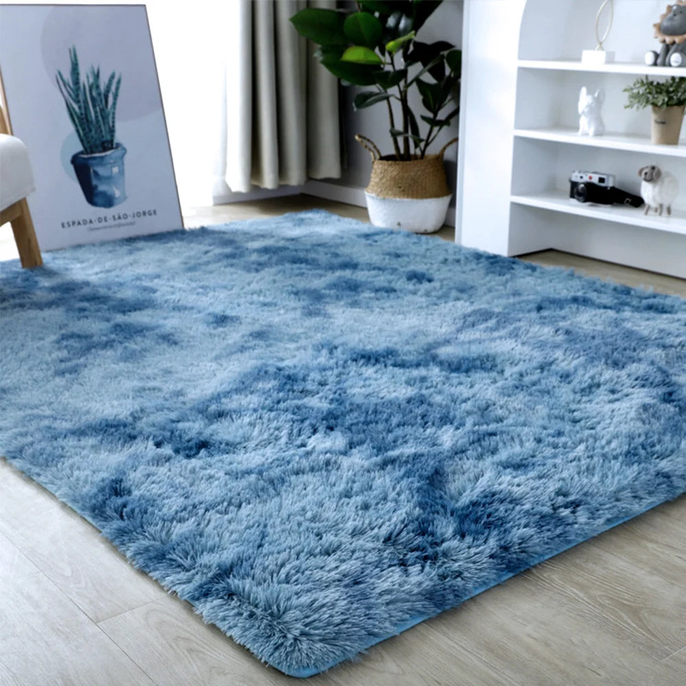 Fluffy Large Carpet Living Room PlushLounge Rug in The Bedroom Floor Mat Soft Velvet Carpets