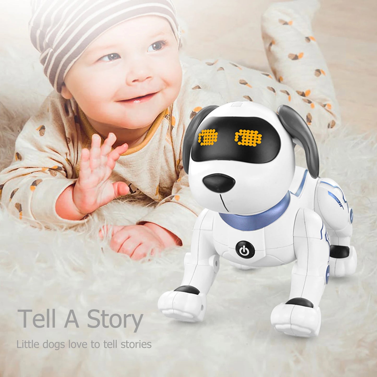 Electronic RC Robot Dog Voice Remote Control - My Store