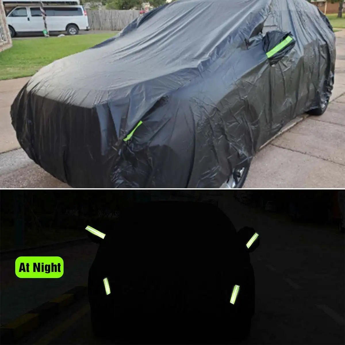 Universal 210D SUV Covers Size M/L/XL/XXL Indoor Outdoor Full Auot Cover Sun UV Snow Dust Resistant Protection Cover         For USA Sizing Scroll Down - My Store