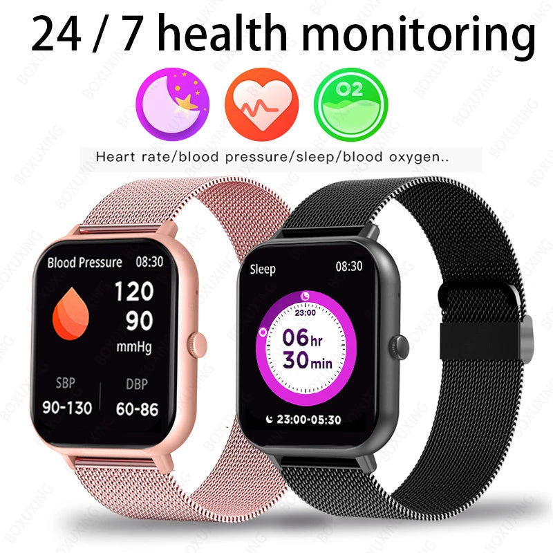 2024 New Smart Watch Women Bluetooth Call Watch Fitness Tracker Waterproof Sport Smart Clock - My Store