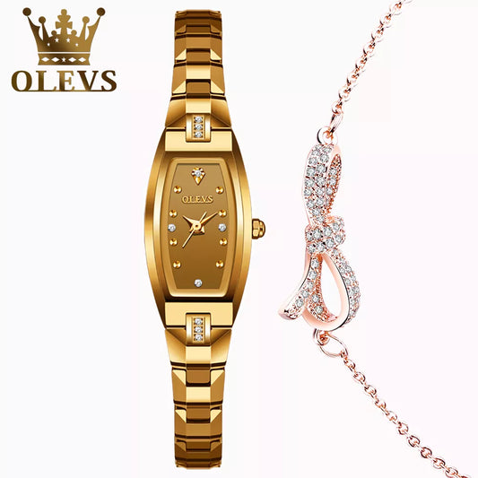 Gold/Rose Watches for Women-Waterproof-SlimThin Small Wrist-Analog Diamond Quartz Elegant - My Store