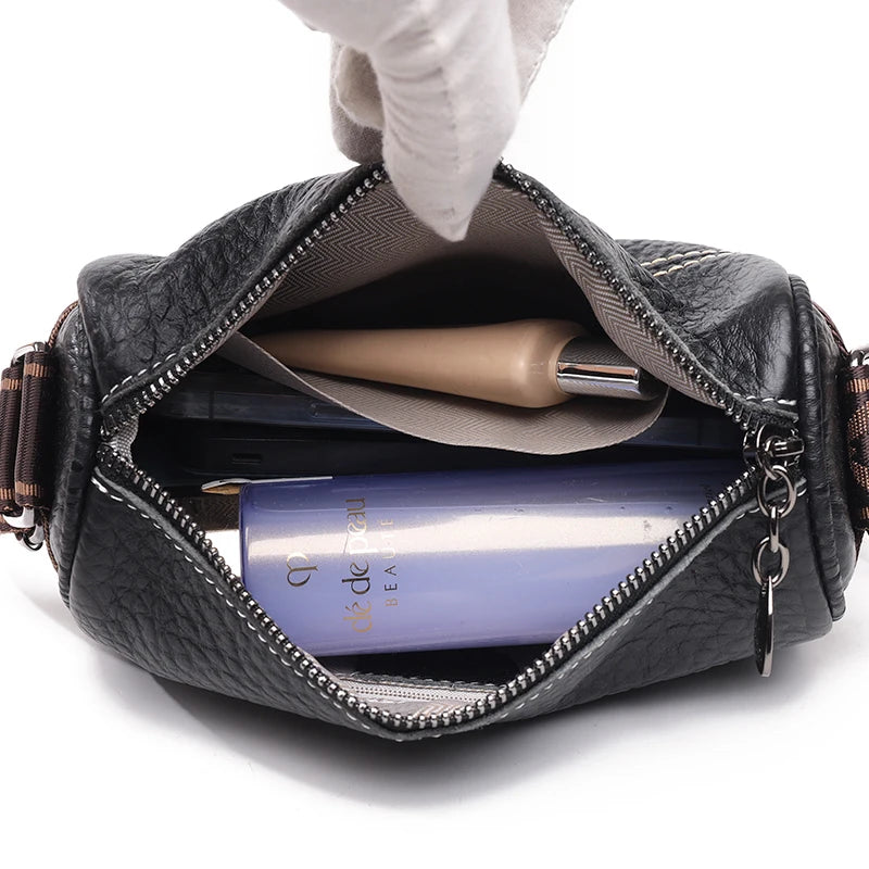 Genuine Leather Crossbody Bag For Women Luxury Handbag-High Quality Shoulder bags-Ladies Messenger Bag