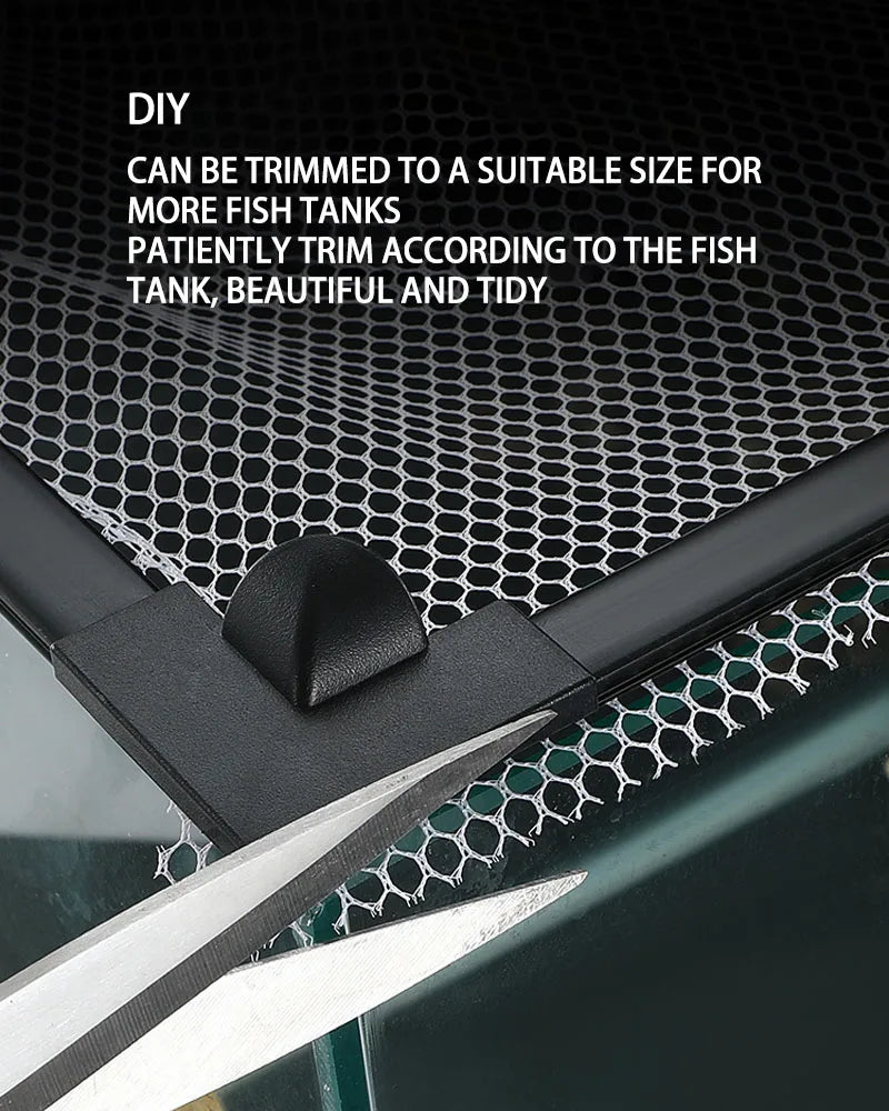 Fish tank anti jump net-invisible anti jump net magnetic suction-anti jump net - My Store