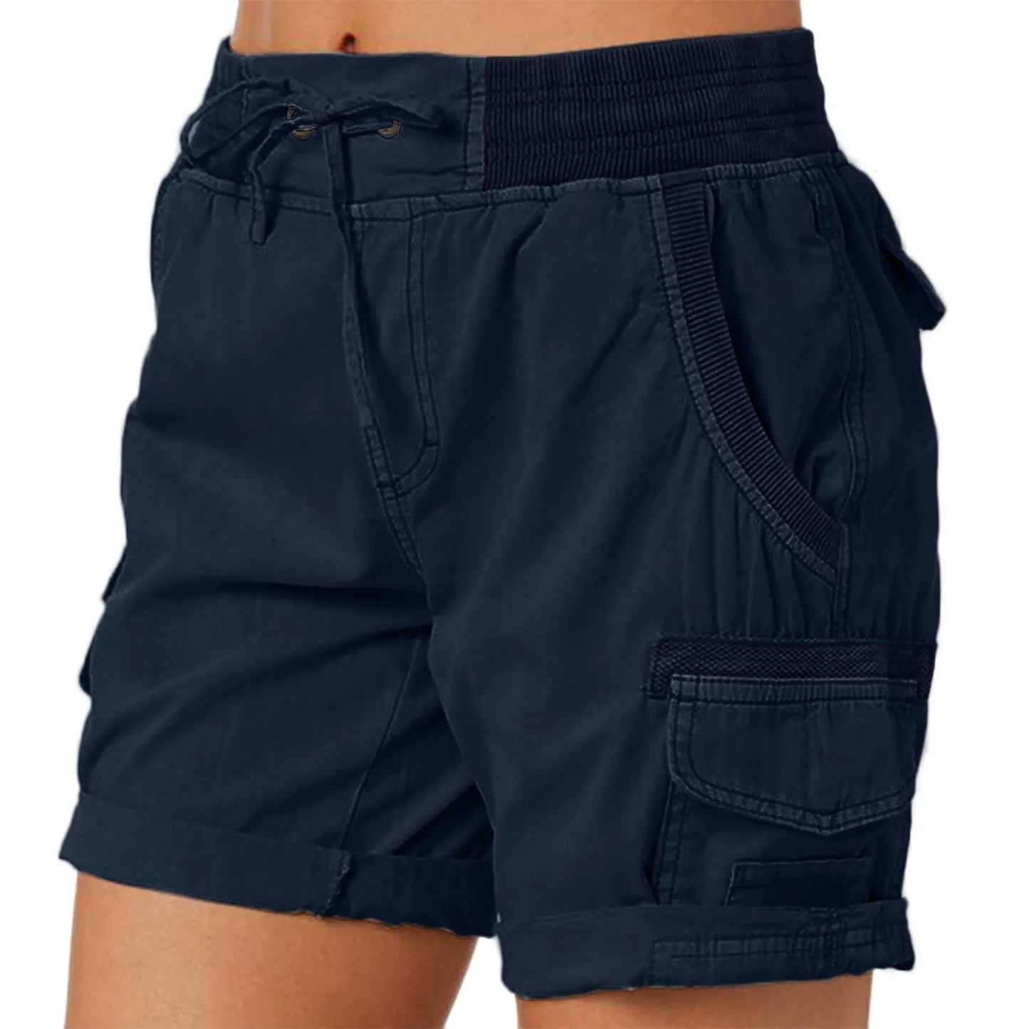 Shorts For Women Plus Size Cargo Shorts Summer+Loose Hiking Bermuda Shorts With Pockets Plus Size Shorts For Girls