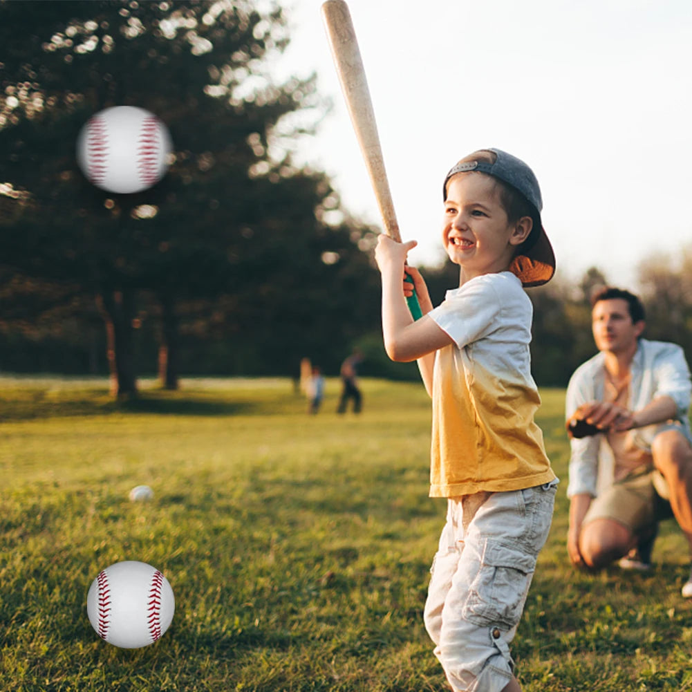 1 to 8pc 9inch Handmade Baseballs Game Training, Kid Baseballs Practice Supply - My Store