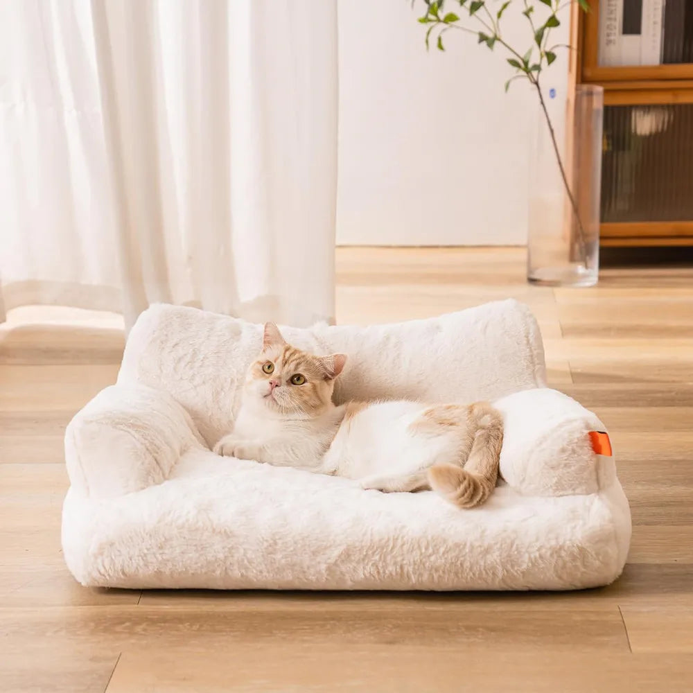 Pet Couch Bed,Washable Cat Beds for Medium Small Dogs & Cats