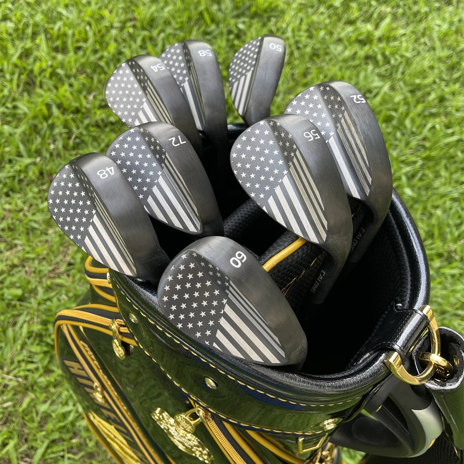 USA Golf Wedges Black Colors 48 50 52 54 56 58 60 72 Degree With Dynamic Gold S200 Steel Shaft - My Store