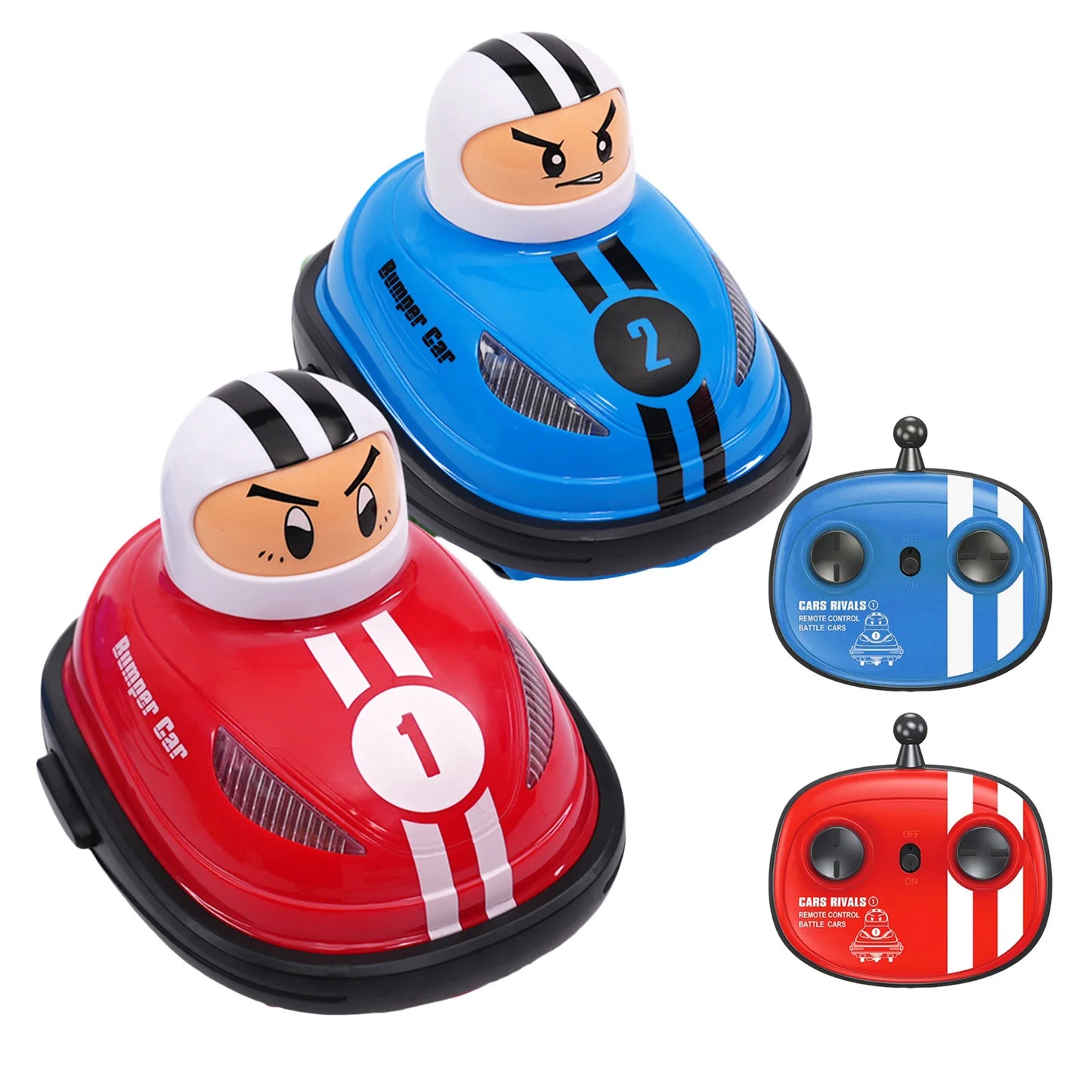 Remote Controlled Bumper Cars Impact-resistant Fun Vehicle Toy For Home