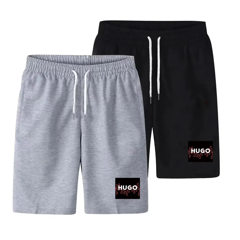 Summer Casual Hugo Shorts Men Boardshorts Loose Beach Short Pants Comfortable