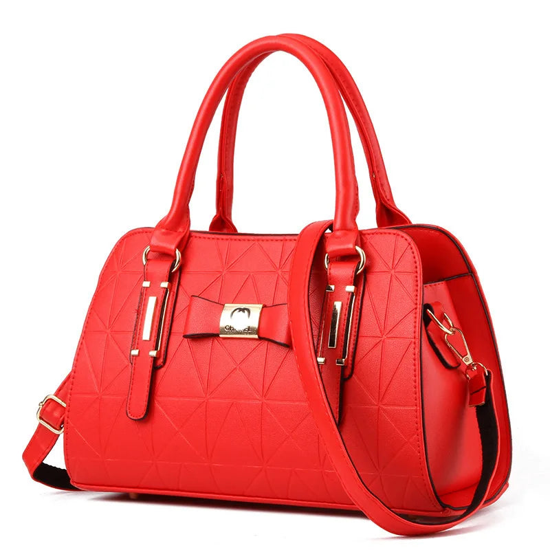 Fashion Handbag  New Women Leather Bag Large Capacity Shoulder Bags  Top-handle Hand Bags