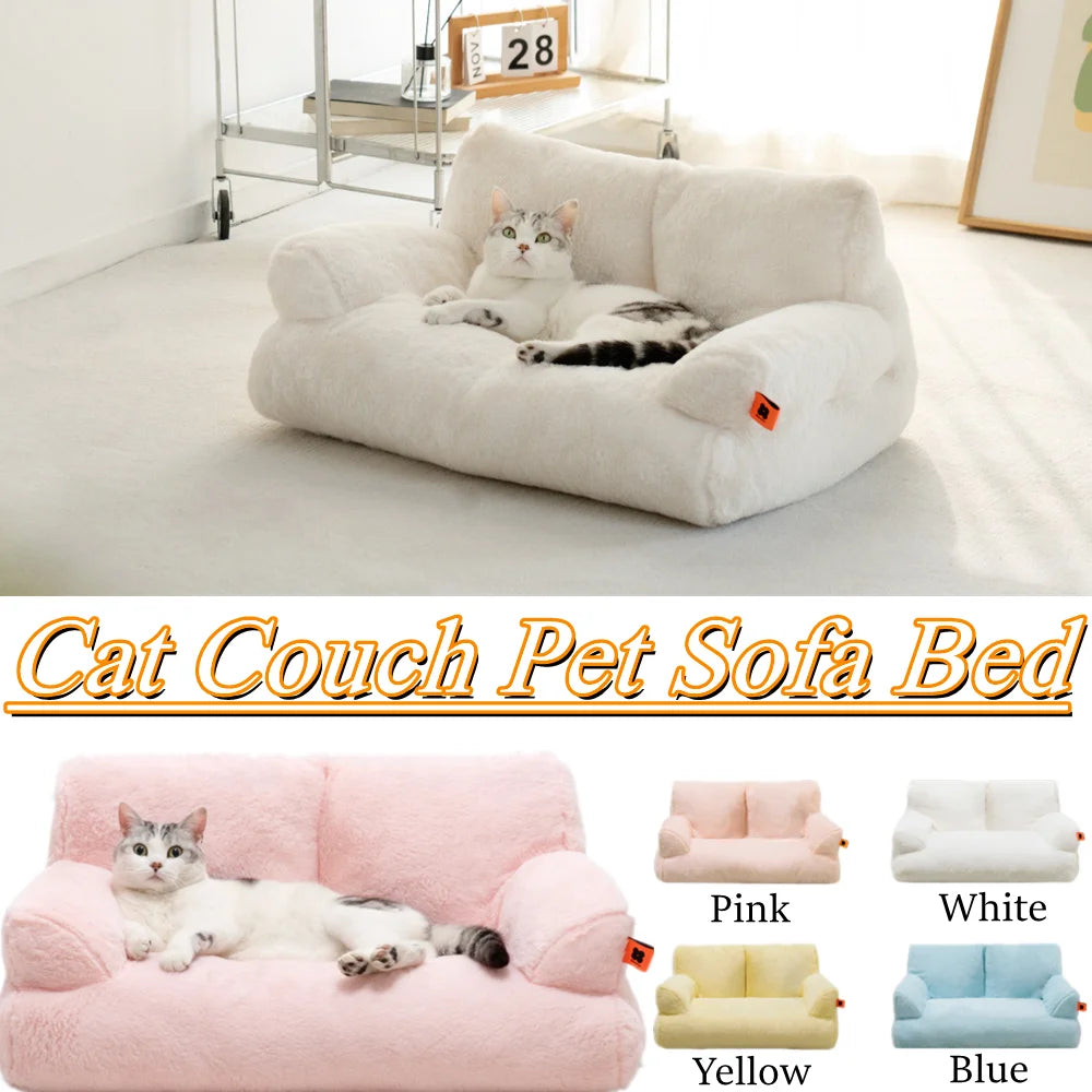 Pet Couch Bed,Washable Cat Beds for Medium Small Dogs & Cats