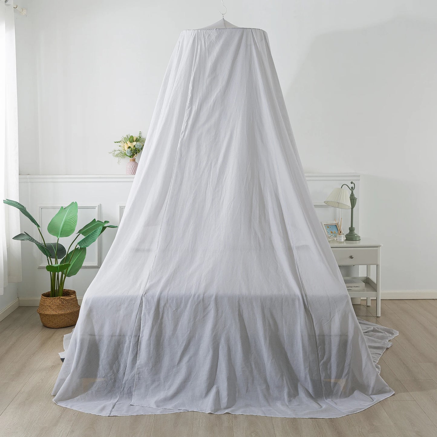 Block EMF 5G Protection Radiation Proof Silver Cotton Shielding Mosquito Net